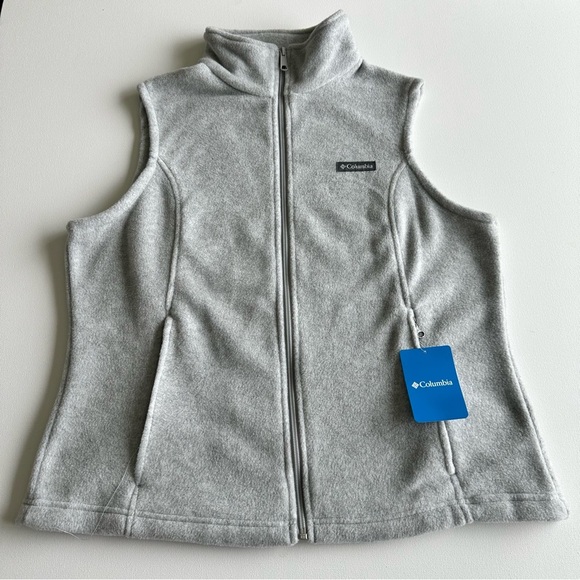 NWT Columbia Sportswear Company Benton Springs Cirrus Grey Heather Vest - Picture 2 of 6